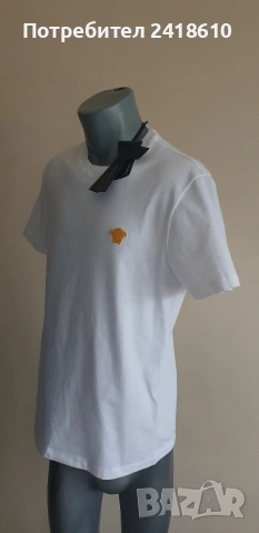 Versace Medusa Gianni VERSACE Cotton Taylor Fit Mens Size M НОВО! ОРИГИНАЛ! Мъжка Тениска!, снимка 11 - Тениски - 53904641