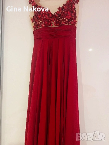 ❤️ официална бордо рокля, снимка 4 - Рокли - 54145455