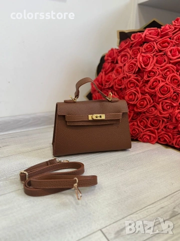 Кафява чанта Hermes 15x22см код IM44n