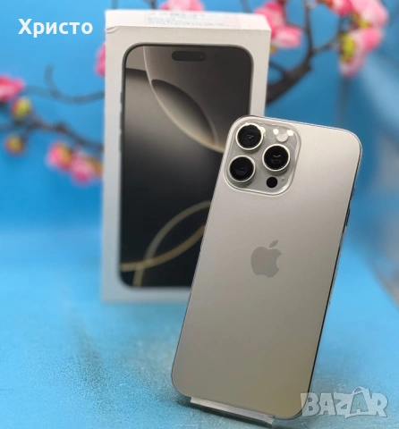 Apple iPhone 16 Pro Max, 256GB, 5G, Natural Titanium , снимка 7 - Apple iPhone - 53160699