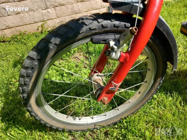 Червено колело 16", снимка 6 - Детски велосипеди, триколки и коли - 50044929