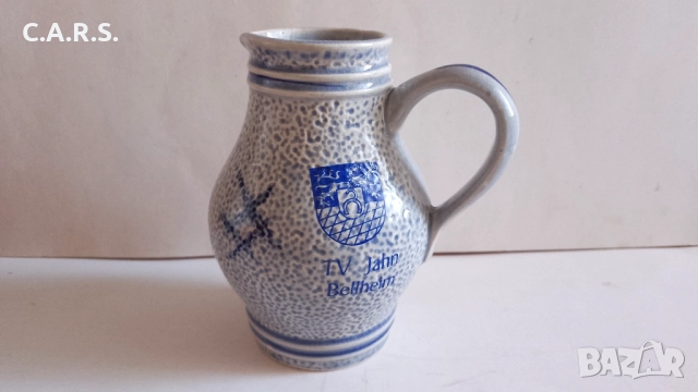 Немски Керамична Каничка и Чаша Konitz, снимка 2 - Антикварни и старинни предмети - 52143600