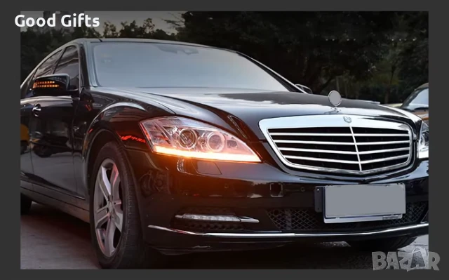 LED Фарове за Mercedes W221 S-class Facelift, LED Диодни фарове за Мерцедес, снимка 10 - Аксесоари и консумативи - 50564397