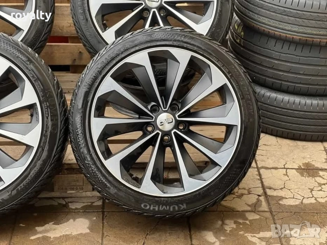 5х112 18 Цола Джанти Audi A4 A5 A6 VW Tiguan Passat Skoda Octavia SuperB ЕТ 35 J 8, снимка 5 - Аксесоари и консумативи - 52239583