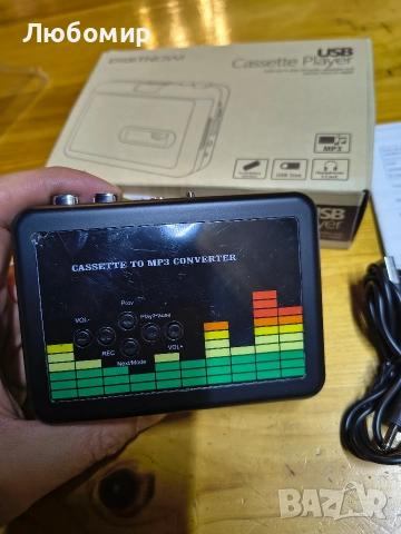 USB към MP3 касетофон, преносим аудио музикален плейър, конвертор от касета към MP3 със слушалки , снимка 5 - Радиокасетофони, транзистори - 52805991