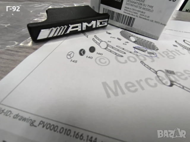 A1678172000**NEU**AMG**MERCEDES-BENZ**ЕМБЛЕМА**, снимка 4 - Части - 51419160