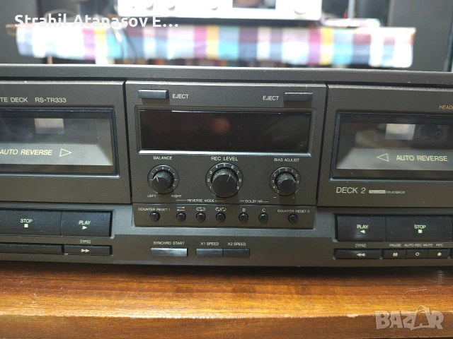 Technics RS-TR 333 Двукасетен Стерео Дек, снимка 5 - Декове - 53668019