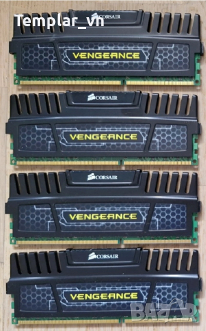Corsair Vengeance 4 x 8 GB DDR3 1600 PC3 12800, снимка 2 - RAM памет - 52304573