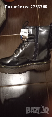 ботуши черни нови, снимка 4 - Дамски боти - 51965820