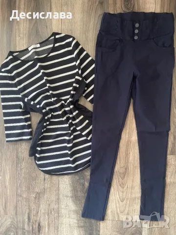 Комплекти панталон/клин с блуза р-р S