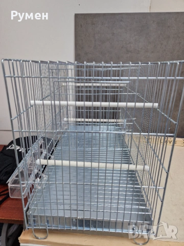 Двойна клетка за канари и амадини, снимка 4 - За птици - 53248124