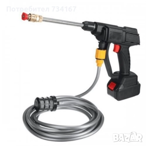 Акумулаторна Водоструйка 22 Бара, 1бр Батерия 48V 8Ah, Зарядно и Аксесоари в куфар - ПРОМОЦИЯ !!!