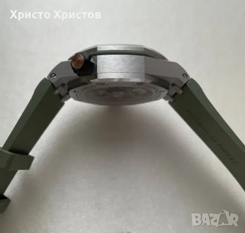 Мъжки луксозен часовник Audemars Piguet Royal Oak Offshore Diver Green Dial, снимка 9 - Мъжки - 46932732