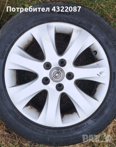 Джанти с гуми 205/55/16 от Опел Мерива Opel Meriva CDTI 1.3 95 к. с, снимка 4 - Гуми и джанти - 53051586