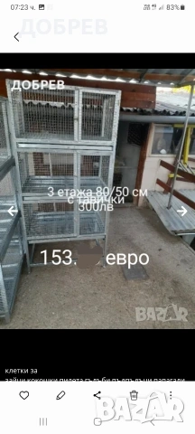 клетки за зайци,кокошки,пилета,гълъби,пъдпъдъци,папагали и др., снимка 12 - За селскостопански - 47546237