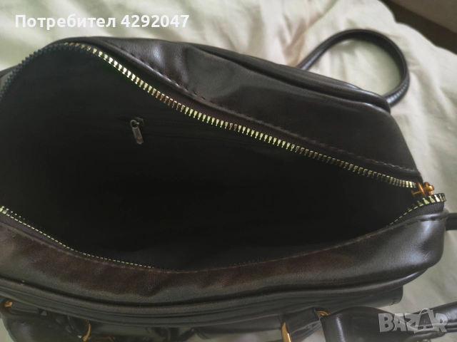 Стилна черна чанта COIH 2DN – нова , снимка 4 - Чанти - 53536993