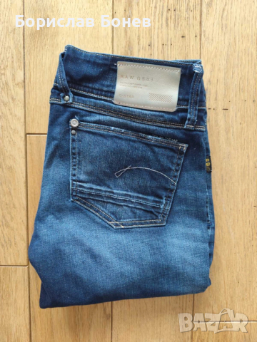 Дамски дънки G-Star 3301 Lynn Bootcut, ЧИСТО НОВИ, тъмно изпрани, снимка 7 - Дънки - 53845657