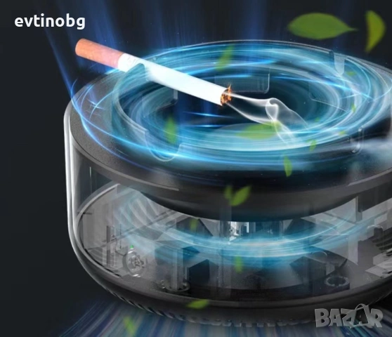 Бездимен уред, подходящ за дом, офис, кола, премахва дима и миризмата / Цвят: Бял, Зелен / Таймер - , снимка 7 - Други стоки за дома - 53809882