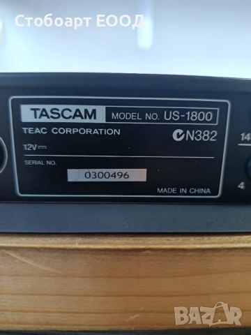 Студийна аудио карта TASCAM US-1800 с фантомно захранване, снимка 8 - Микрофони - 54049285