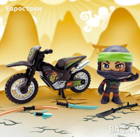 Фигурка Pinypon Action - The Ninja motorbike Demon, снимка 2 - Коли, камиони, мотори, писти - 45438547