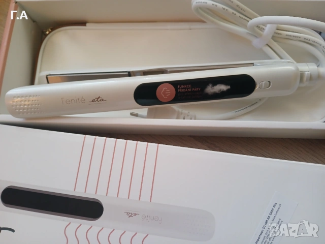 Парна преса с керамични плочи 220°С, снимка 3 - Преси за коса - 53906547