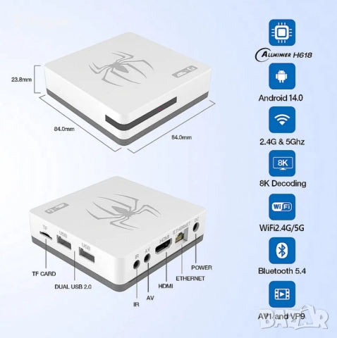 Игрова конзола G7 Universal Edition Android Gaming TV Box, снимка 2 - Други игри и конзоли - 52606593