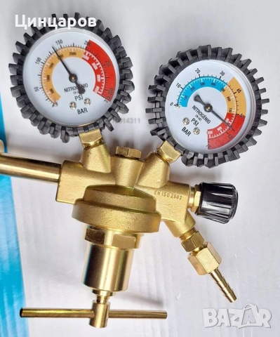 АЗОТ 40-55 Bar изходящо налягане регулатор, редуцир-вентил, редуктор 