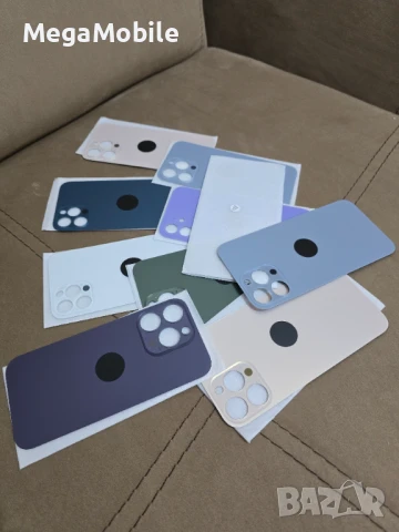 Задни стъкла за iPhone 11,12,13,14 pro max, снимка 3 - Резервни части за телефони - 50496108