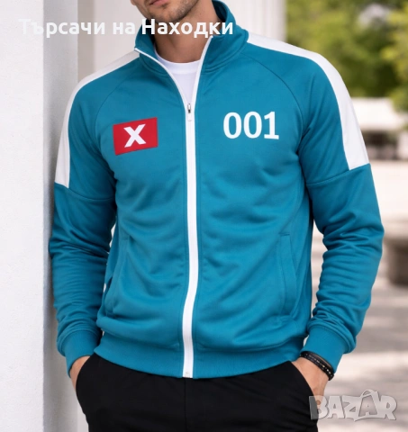 Горнище суичър от Игра на Калмари играч 001 Squid Game sweatshirt hoodie размер S Small, снимка 7 - Суичъри - 50957404
