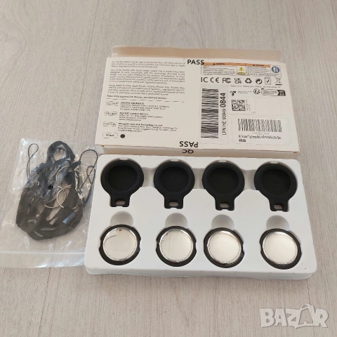 Diamond Tag (4-пакет) – Bluetooth Тракер за Apple Find My (Алтернатива на AirTag)