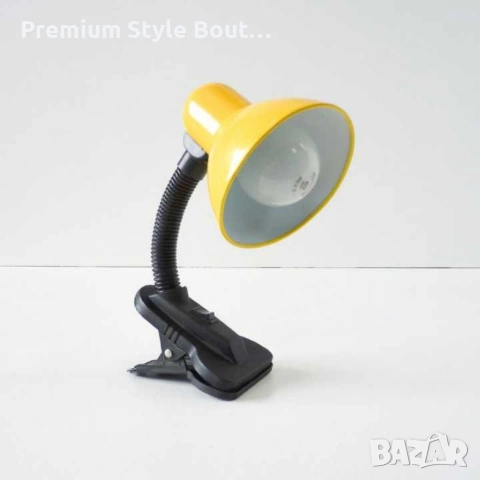 Настолна лампа със щипка с цветове за всеки стил Кага, Е27, снимка 8 - Други - 53795522