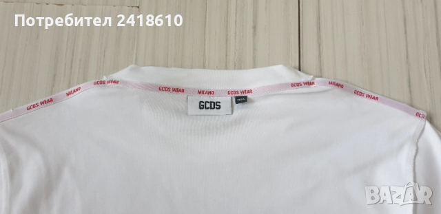 GCDS Milano Cotton Mens Size S НОВО! ОРИГИНАЛНА Мъжка Тениска!, снимка 10 - Тениски - 53917848