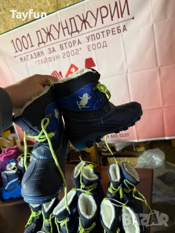 Детски зимни ботуши със светещи подметки - Чисто нови, снимка 4 - Детски боти и ботуши - 52837968