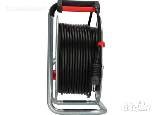 KraftRoyal Макара за кабел 3х2.5 мм, поцинкована стомана, 4 гнезда, снимка 4 - Други инструменти - 52418577