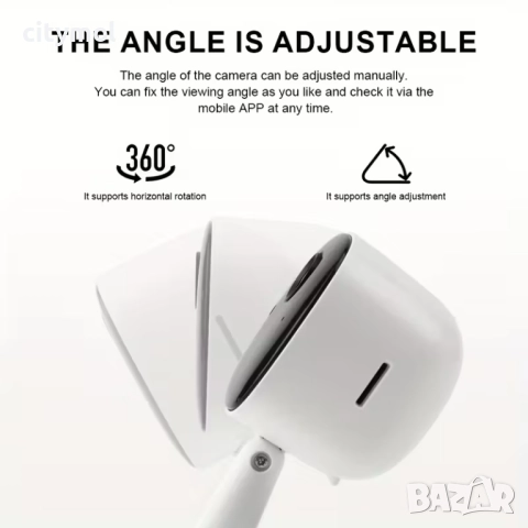 FULL HD, Wi-Fi камера за дома, офиса, 5 MPx, снимка 5 - IP камери - 51995102