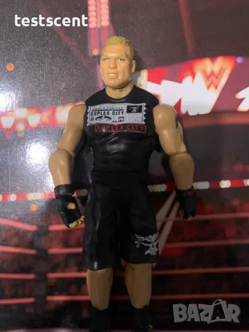 Екшън фигура WWE Brock Lesnar Брок Леснар Suplex City играчка WWE MMA UFC, снимка 8 - Колекции - 48430033