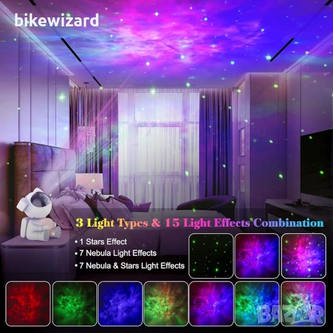 Звезден проектор и нощна лампа , снимка 2 - Други - 54288748