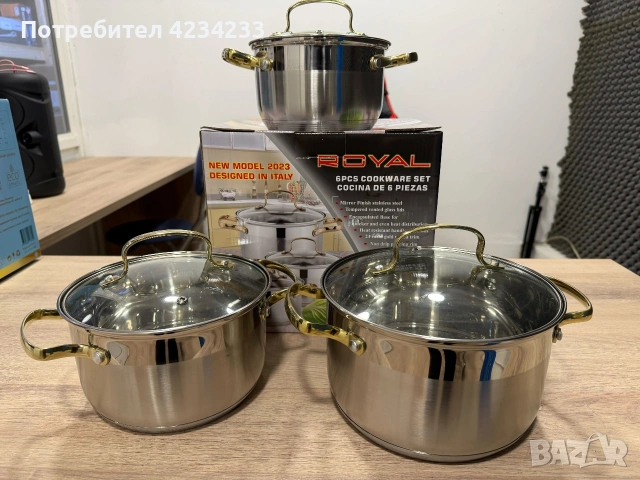 комплект тенджери , снимка 2 - Съдове за готвене - 53271415