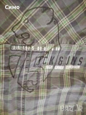 JACK & JONES - Оригинална Мъжка Риза, снимка 8 - Ризи - 53204170