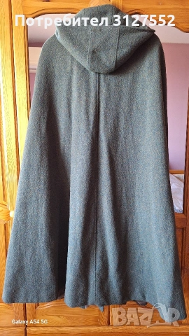 вълнено палто тип пелерина/пончо, снимка 3 - Палта, манта - 53090816