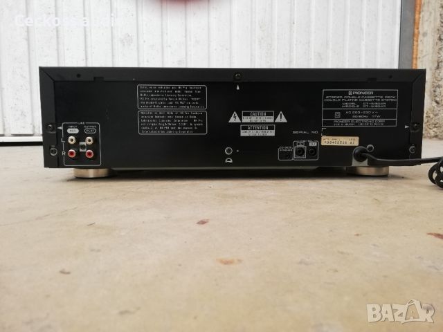 Касетен дек PIONEER CT-W504R, снимка 5 - Декове - 45618272