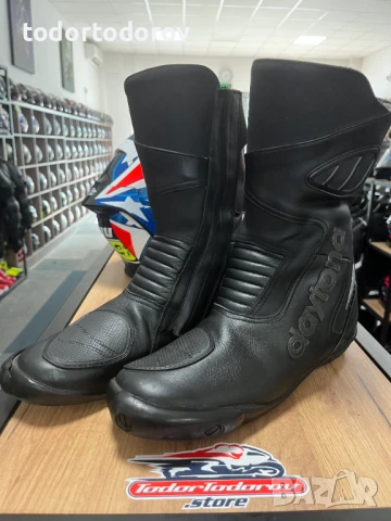 Мото ботуши DAYTONA Carver,номер 44,всички протектори,перфектни, снимка 1