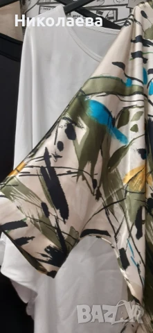 Стилна Макси Туника от Сатен!, снимка 7 - Туники - 50726384