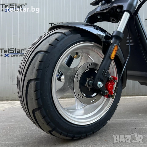 Нов модел електрически скутер  BIG CITY HARLEY X20 ULTRA MAX УСИЛЕНА РАМКА + гуми с по-голям ди, снимка 3 - Мотоциклети и мототехника - 52429384