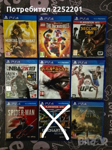 PS 4 playstation 4 + 8 игри, снимка 3 - Игри за PlayStation - 52434632