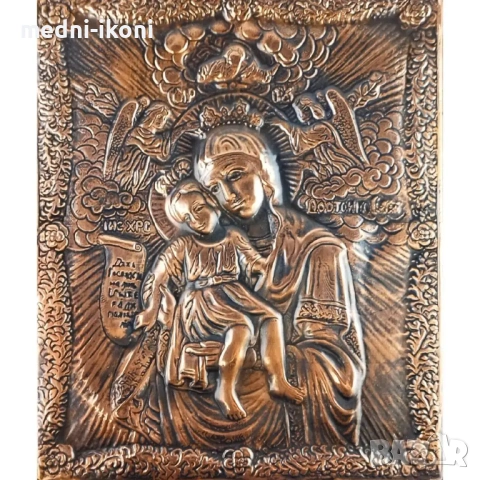 ИКОНА ГОЛЯМА БОГОРОДИЦА ДОСТОЙНО ЕСТЪ, снимка 2 - Икони - 53710966