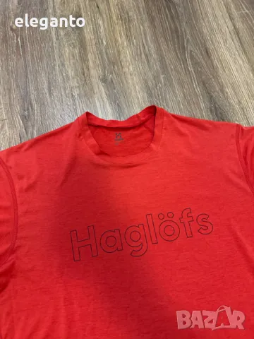 Мъжка  тениска HAGLOFS RIDGE TEE , L размер , снимка 4 - Тениски - 50034172