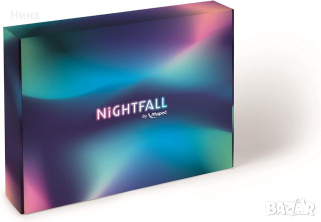 Комплект Maped Nightfall, 11 части, снимка 7 - Ученически пособия, канцеларски материали - 45168698