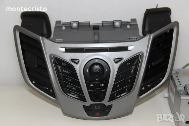 CD RADIO AUX Ford Fiesta MK7 (2008-2013г.) 8A6T18K811AD / 8A6T18C815BR касетофон, снимка 2 - Аксесоари и консумативи - 47517563