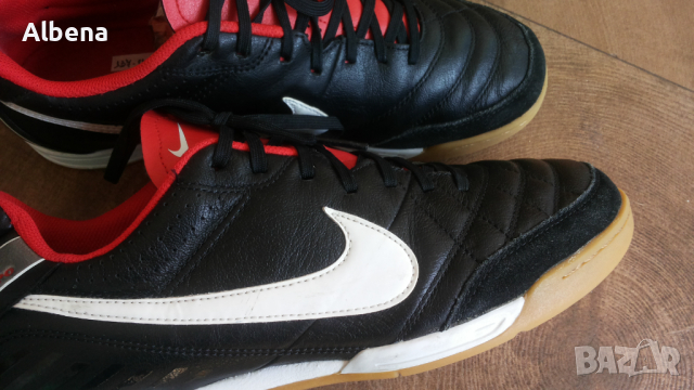 NIKE TIEMPO Leather Footbal Shoes Размер EUR 43 / U 8,5 за футбол естествена кожа 137-14-S, снимка 4 - Спортни обувки - 45063038